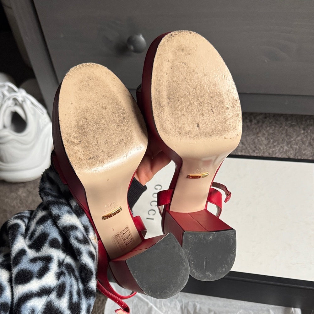 Gucci Red Heels - Picture 3 of 5